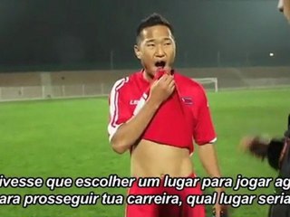 Norte-coreano promete gol contra o Brasil