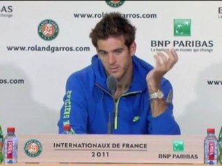 Del Potro: "Djokovic troppo forte per me"