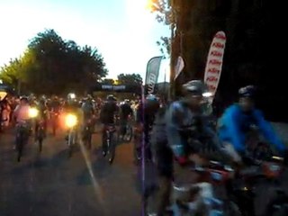 Raid au Clair de Lune 2011 départ VTT