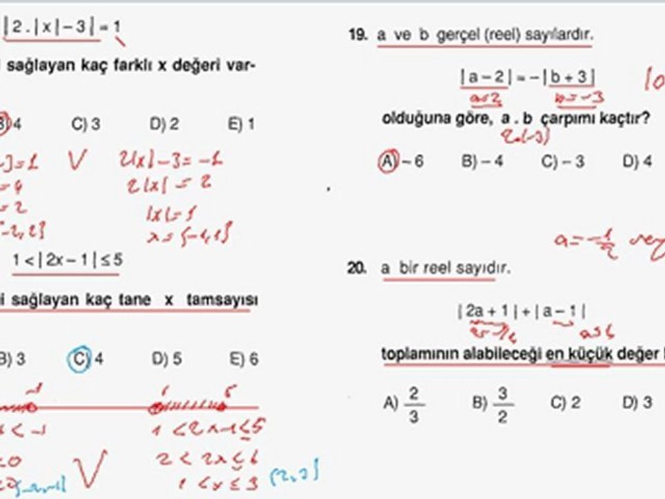 9. sınıf soru çözüm 2