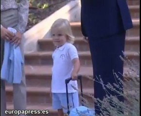 Primer día de colegio de la infanta Sofía