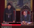 Gallardón recibe a Evo Morales en Madrid