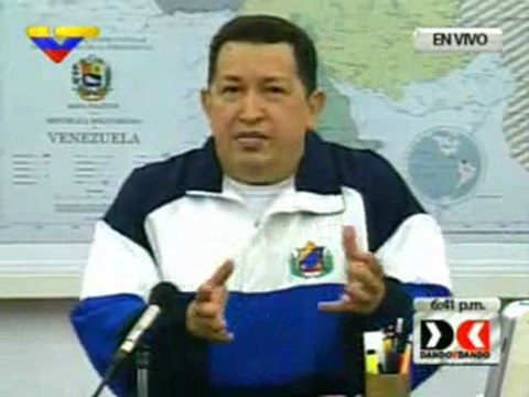 Comandante Chávez destaca respuesta del pueblo a la sanción de EEUU contra PDVSA