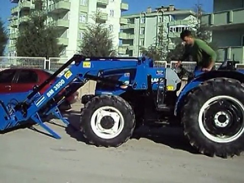 traktör kepçe newholland portatif ön yükleyici kepçe