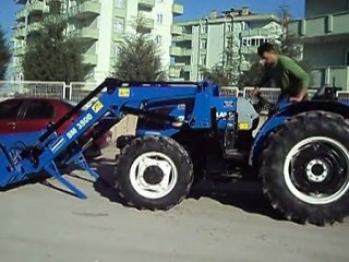 traktör kepçe newholland portatif ön yükleyici kepçe