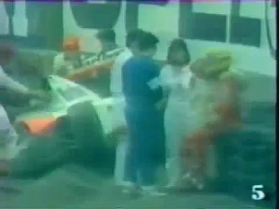 F1 1991 GP du Mexique Senna crash