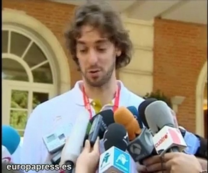 Zapatero recibe a Selección de baloncesto