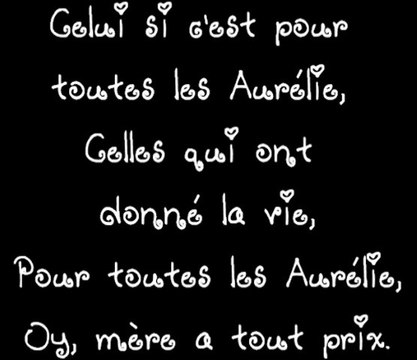 Colonel Reyel- Aurélie (PAROLES)