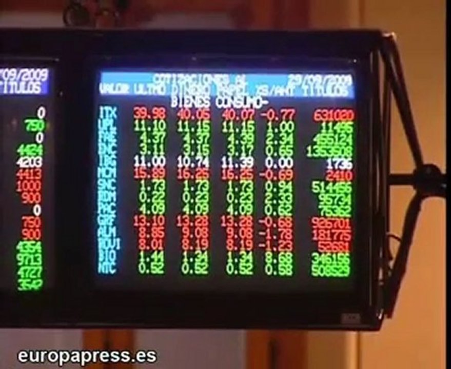 Ibex 35 cierra con caída del 0,32%