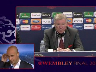 Rueda de prensa de Alex Ferguson (Final Champions League 2011)