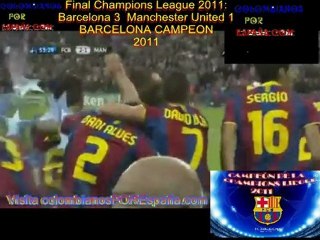 Barcelona campeón de la Champions League 2011