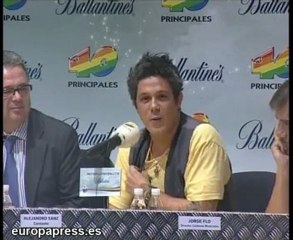 Alejandro Sanz apadrina 'Premios de los 40'
