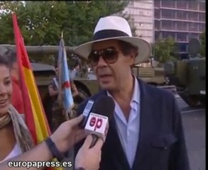 Desfile militar en la Fiesta Nacional