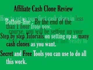 Affiliate Cash Clone Review