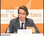 Aznar pide una urgente reforma la boral