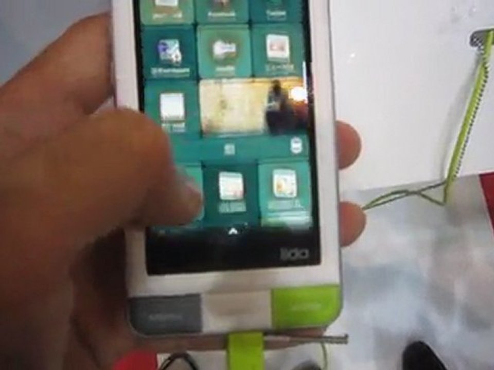 au Infobar A001 Android phone at Wireless Japan