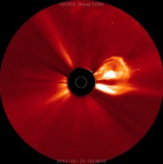 Eruption solaire 21 mai 2011
