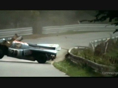 Le Mans - CRASH Porsche / Ferrari (S. McQueen) 1971 - HQ
