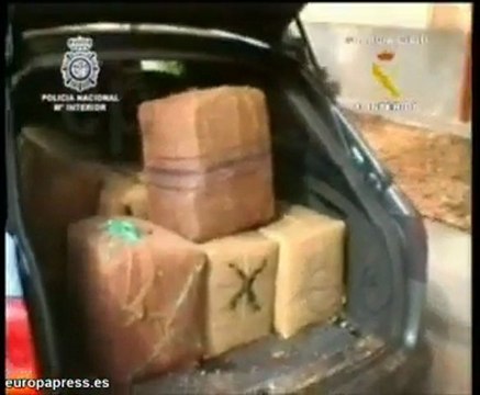 Interceptados 850 kilos de hachís