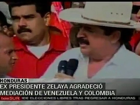 Zelaya regresó a Honduras y se reunió con la resistencia