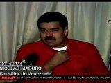 Pueblo hondureño recupera derechos políticos: Maduro