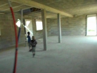 Dans la maison en travaux