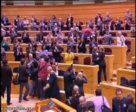 Leire Pajín promete su cargo como senadora