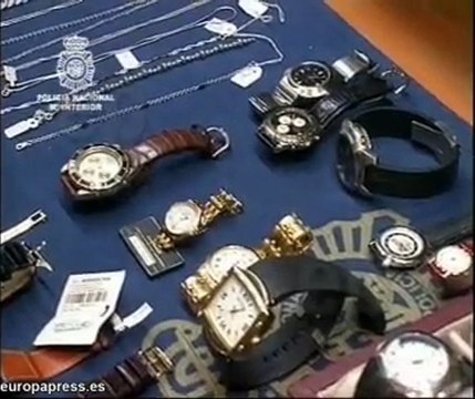 Cinco detenidos por robos e joyerías