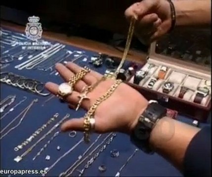 Cinco asaltantes de joyerías detenidos