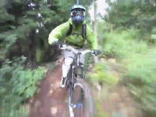 Descente à vélo avec une GoPro