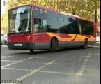Colisión entre dos autobuses en Sevilla