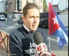 Manifestación contra el régimen de Cuba