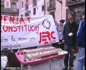 Jóvenes de Esquerra contra la Constitución