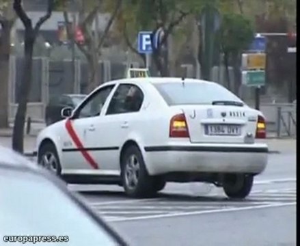 Accidente de dos coches en la Castellana