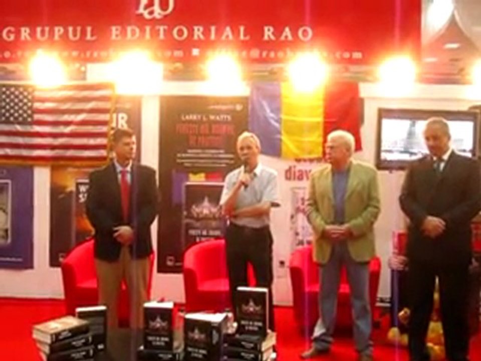 Prof Univ Mihai Retegan despre Larry Watts la lansarea cartii "Fesreset-ma, Doamne, de prieteni!"