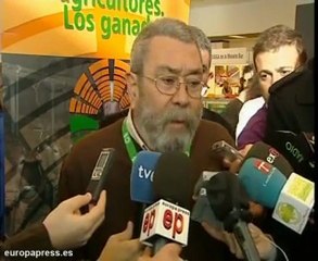 Cándido inaugura el Congreso Federal  UPA-UGT