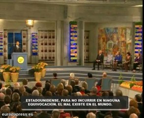Obama ha recogido el Nobel de la Paz