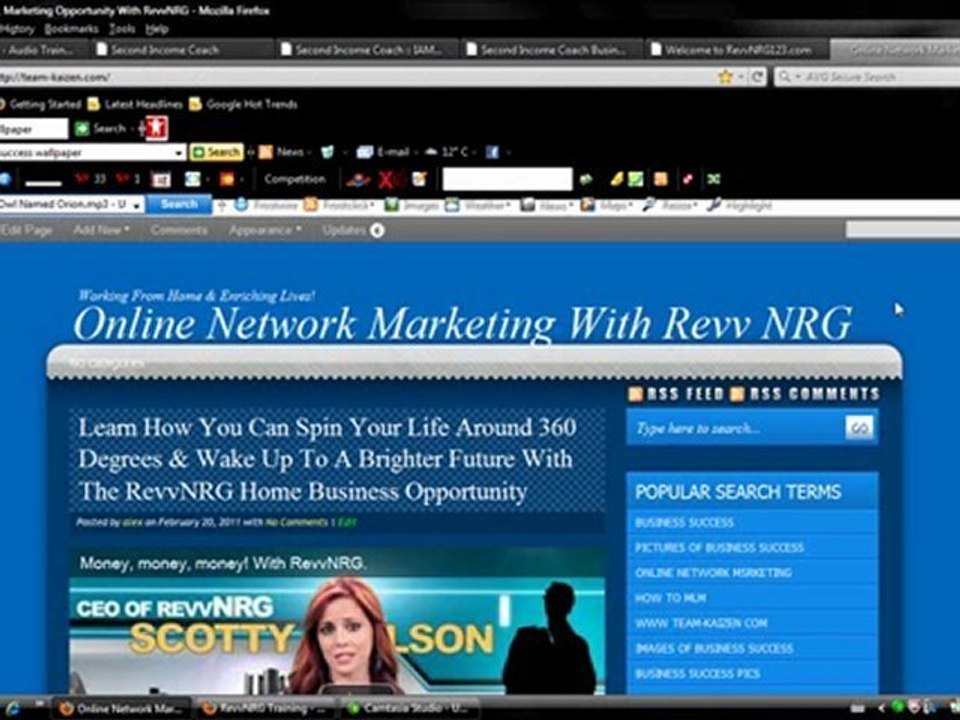 Starting a Free Online Business From Home with Second Income Coach And RevvNRG