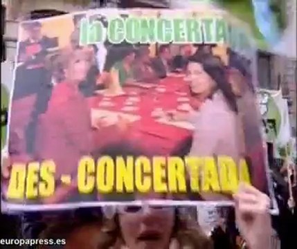 Profesores de la concertada se manifiestan