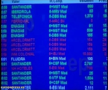 Ibex 35 repunta un 0,35% a media sesión