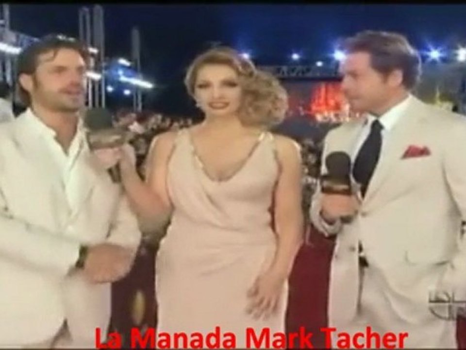MARK TACHER EN ALFOMBRA ROJA DE PREMIOS TVyNOVELAS 2011