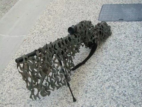 airsoft tir avec mauser sr vs canette