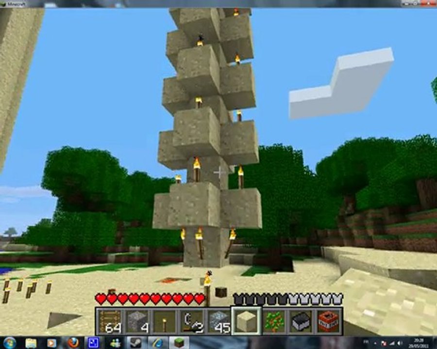 Vidéo Fun sur la graviter in minecraft !
