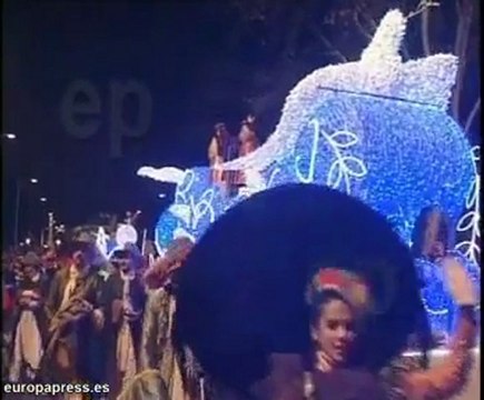 Famosos entre los asistentes a la cabalgata