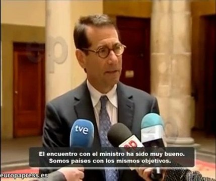 Encuentro entre Moratinos y embajador EEUU