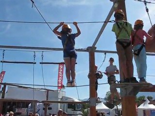 Anna au parc aventure