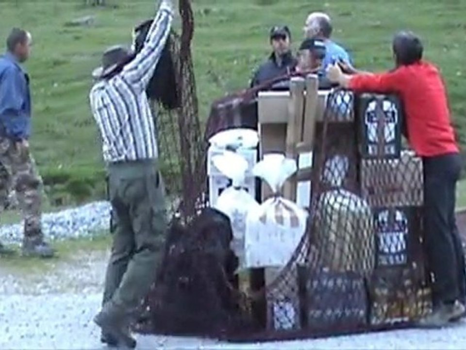 Héliportage 2010 vue du bas