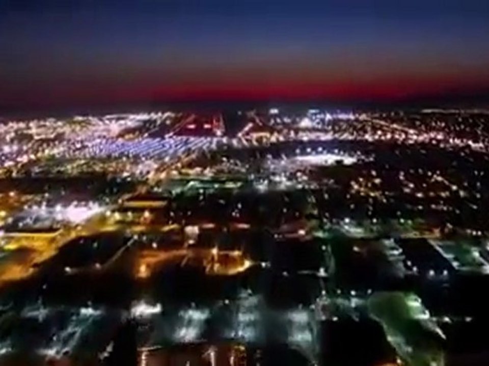 Vista De Un Aterrizaje En El Crepúsculo