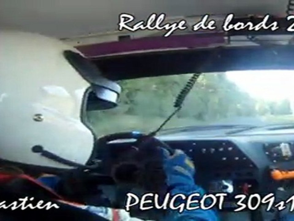 caméra embarquée rallye de bords 2011 sebastien tourneur