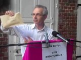 Discours de Frédéric Pagès sur Botul, à Merlieu (Aisne), le 28 mai 2010